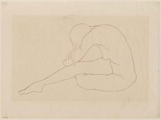 Grief (Seated Female Nude)