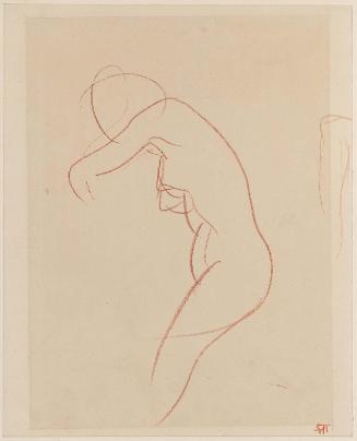 Movement (Standing Female Nude in Profile)