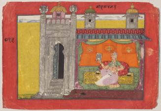 Chitra Darshana Nayika (The Heroine Who Gazes at a Picture of Her Absent Beloved)