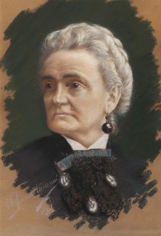 Portrait of Charlotte Cushman, American Actress (1816–1876)