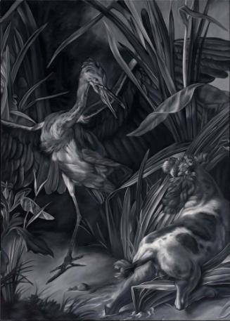 Surprised in a Glade (after Oudry)