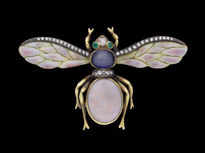 Moth brooch