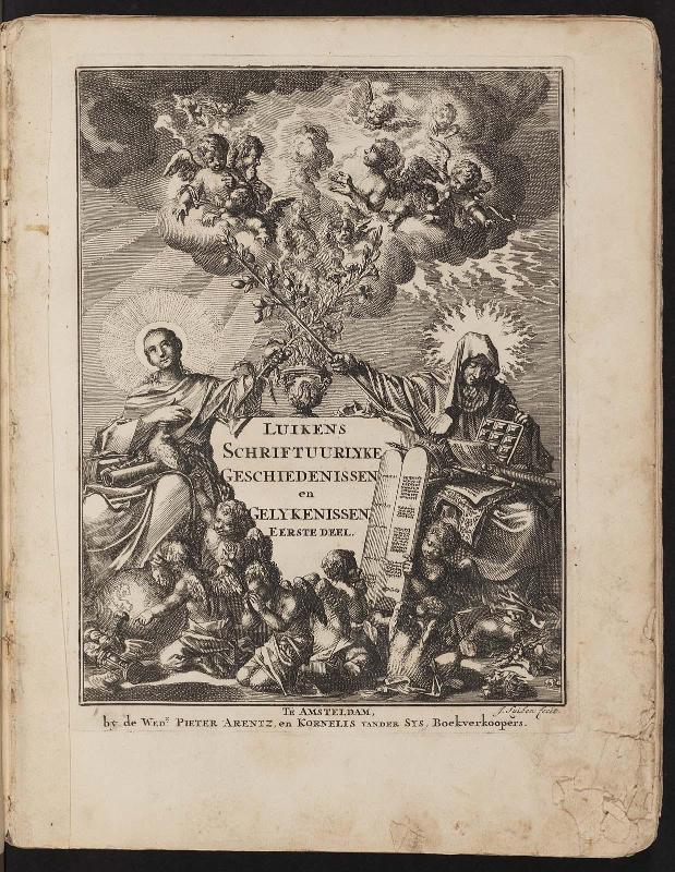 Schriftuurlyke Geschiedenissen en Gelykenissen, van het Oude en Nieuwe Verbond [Vol. I]