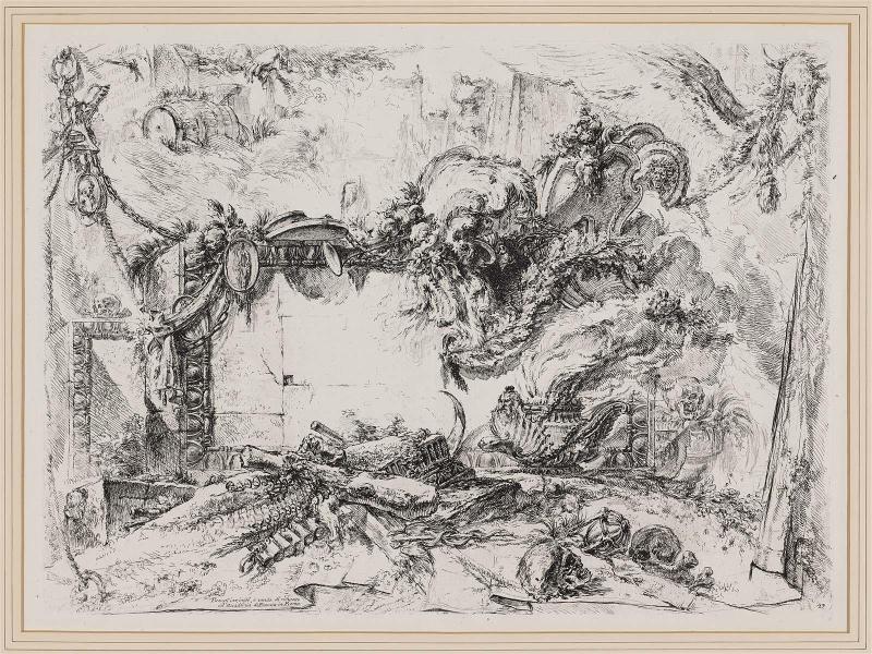 The Monumental Tablet (Plate 4 of the Grotteschi)
