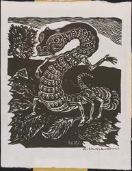 Centipede with human limbs