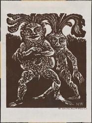 Two vegetable people