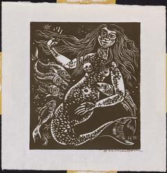 Mermaid with fish