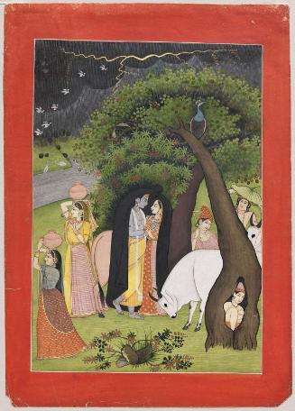 Krishna and his favorite shelter from a storm