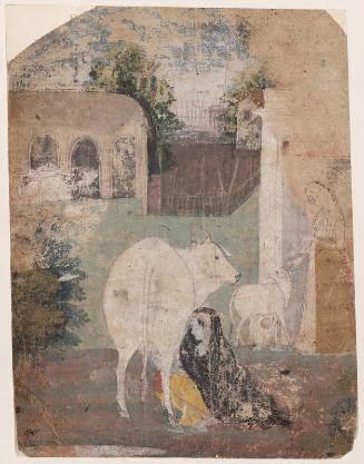 Krisna Disguised as a Gopi