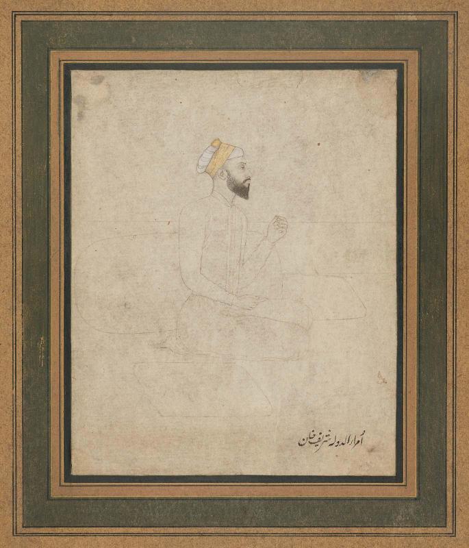 Portrait of Umara al Davla Sharif Khan
