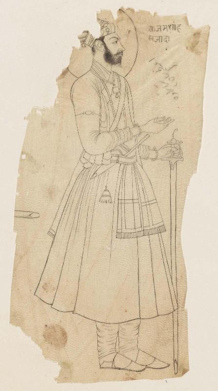 Portrait of ‘Azam Shah Shahzadeh