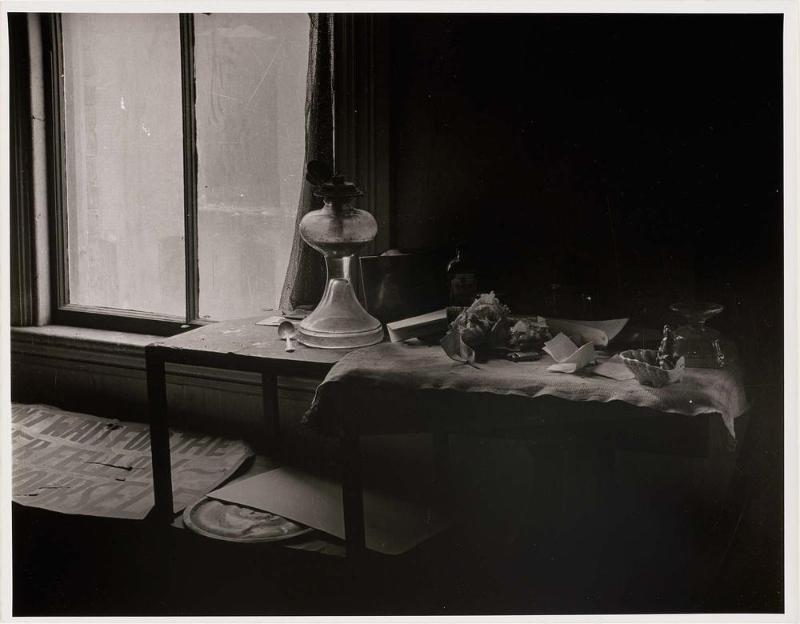 Table with Kerosene Lamp, South End