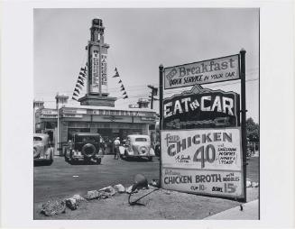 “Eat in Car” Early Drive-in Restaurant, Hollywood, 1935