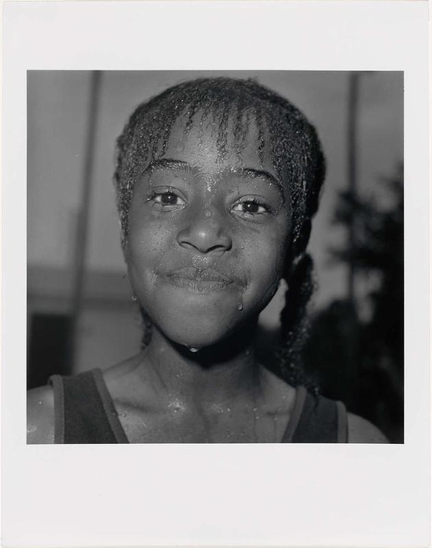 Untitled (Wet Black Girl) from the Millerton, NY series