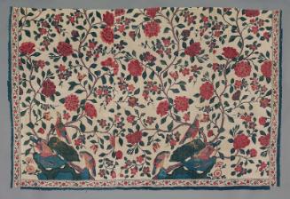 Panel of painted cotton