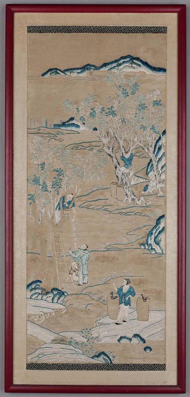Pictorial embroidery