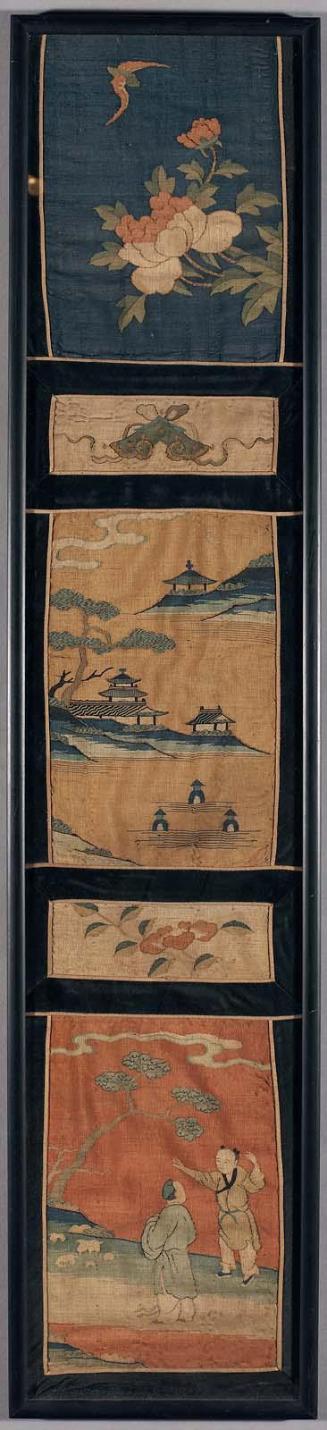 Panel of narrative silk tapestry (kesi)