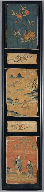 Panel of narrative silk tapestry (kesi)