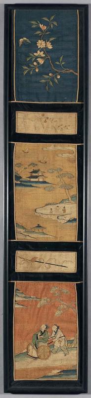 Panel of narrative silk tapestry (kesi)