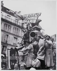 Paris. Student Demonstration in the Latin Quarter