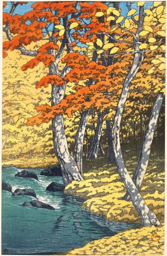 Autumn at Oirase (Oirase no aki), from the series Collected Views of Japan, Eastern Japan Edition (Nihon fûkei shû higashi Nihon hen)