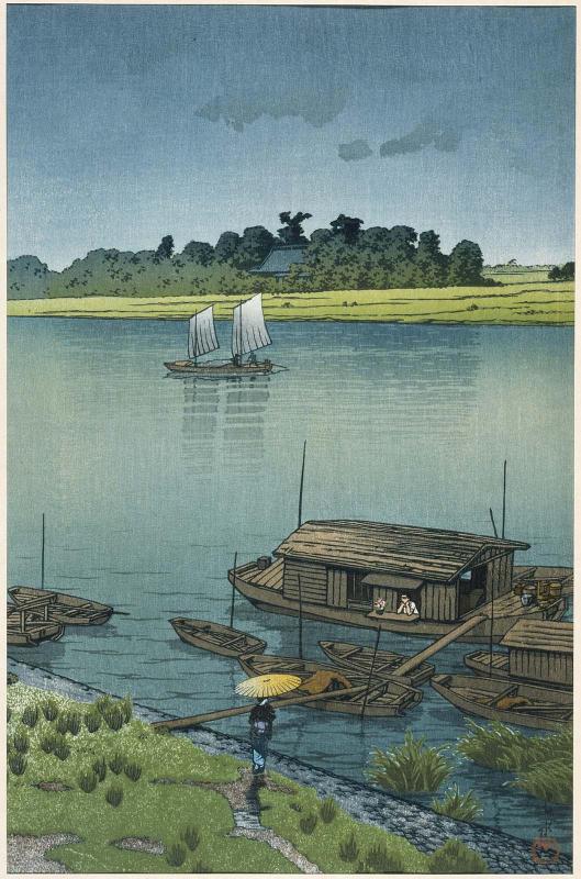 Early Summer Rain, Arakawa (Samidare [Arakawa])