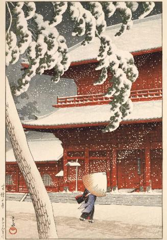Zôjô-ji Temple in Shiba (Shiba Zôjô-ji), from the series Twenty Views of Tokyo (Tôkyô nijûkei)