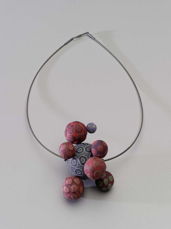 Necklace  with multiple balls
