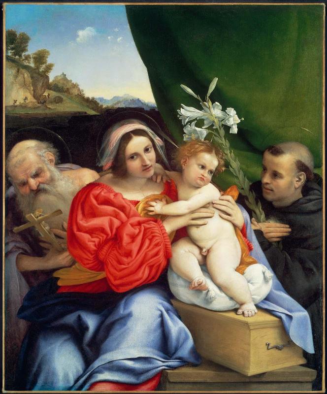 Virgin and Child with Saints Jerome and Nicholas of Tolentino