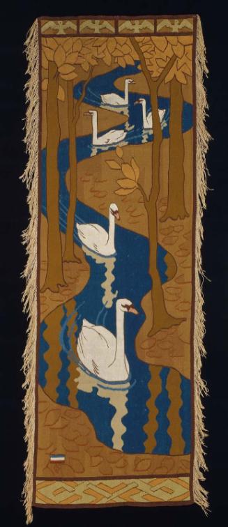 Tapestry: Fünf Schwane
