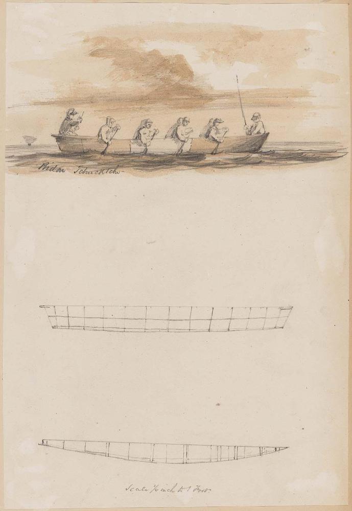 Tchucktche Hunting Canoes, Glassnappe Harbor