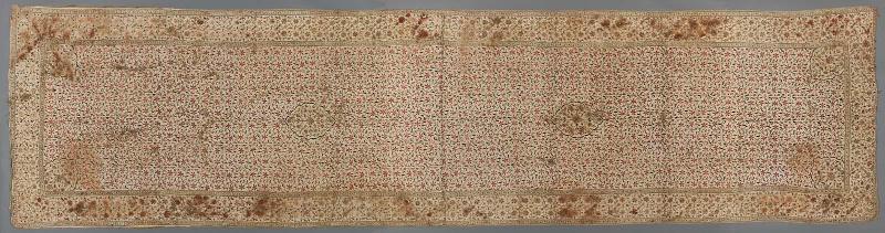 Length of embroidered linen