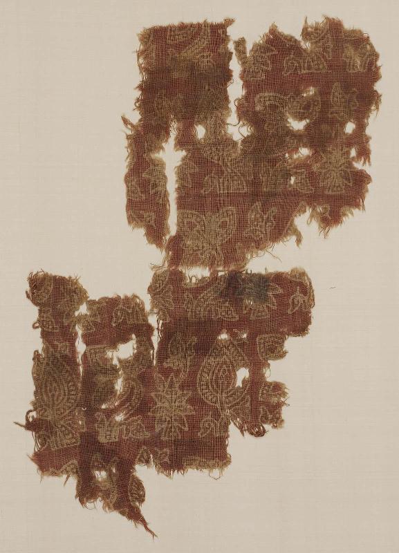 Fragment of cotton, in two pieces