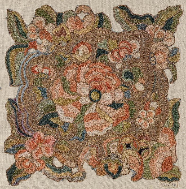 Embroidered squares
