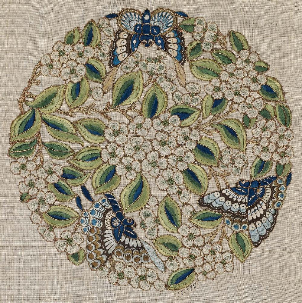 Fragments of embroidery (cut from pao)