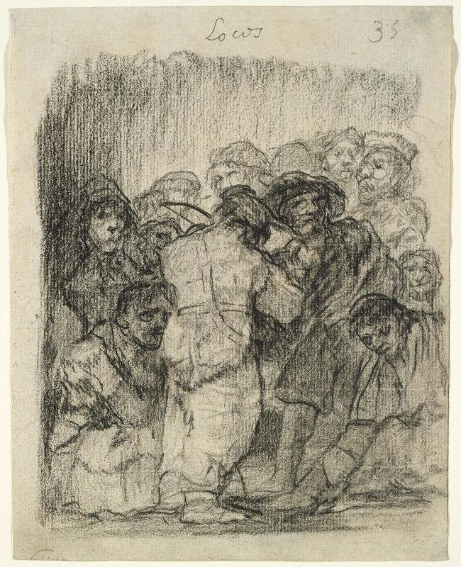Locos (Lunatics), Sheet 35 from a Bordeaux Album (Journal-Album G)