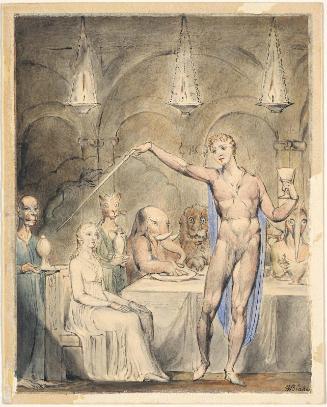 The Magic Banquet (Illustration to Milton's "Comus")