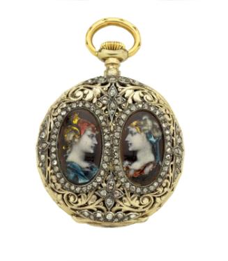 Renaissance-revival lady's pocket watch