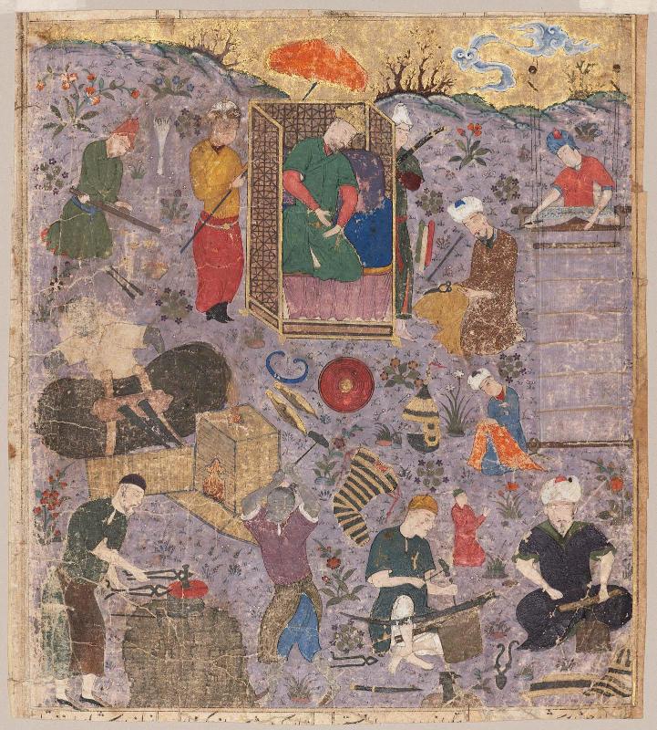 Firdawsi's "Shahnama": Artisans at Work at the Court of Jamshid