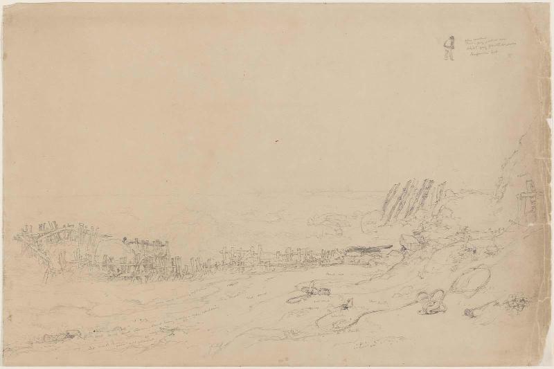Study for "Beach at Bonechurch"