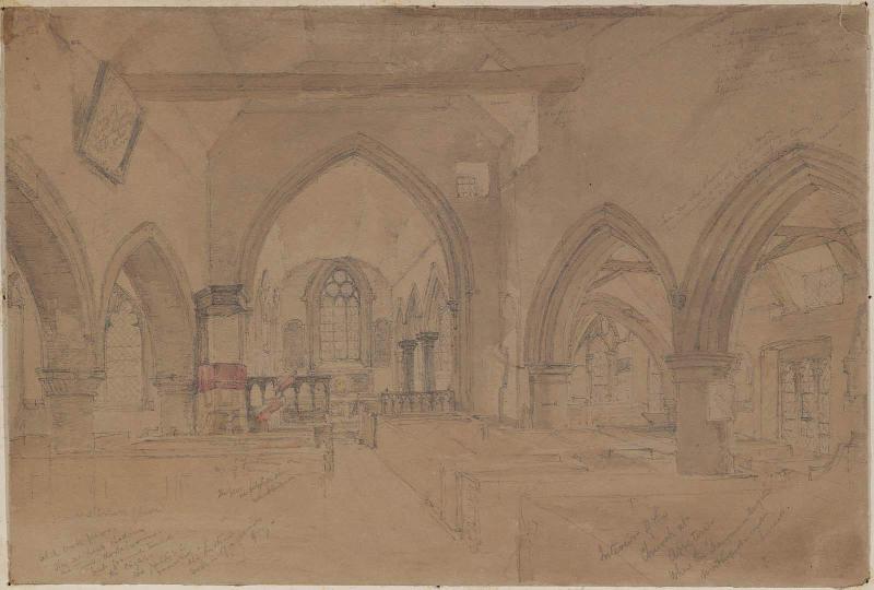 Arreton Church: the Nave