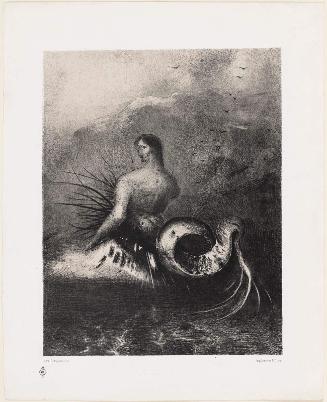 The Siren, clothed in barbs, emerged from the waves; Plate No. 4 from the set "The Origins"