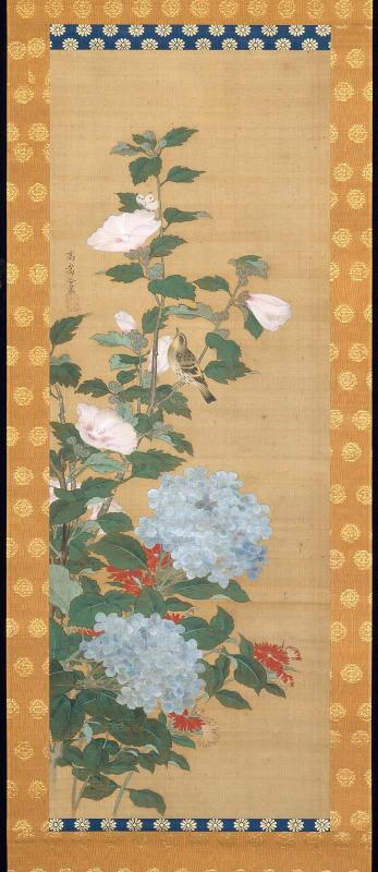 Bird and Flowers