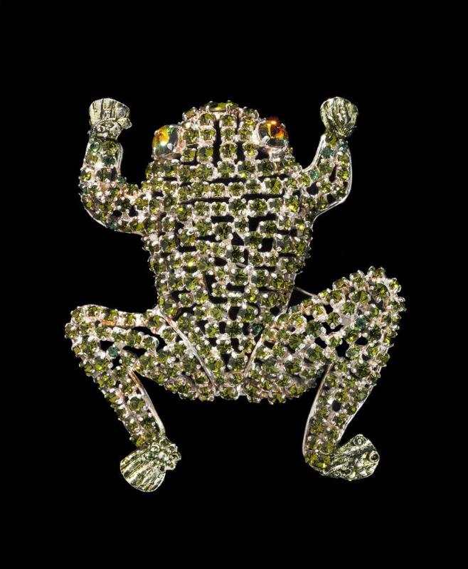 Frog brooch