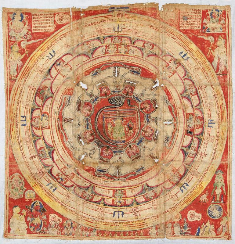 Jain Mandala with Parshvanatha at the center