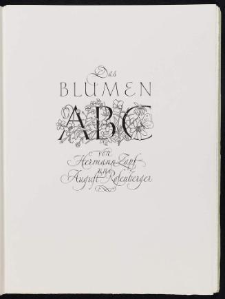 Das Blumen ABC