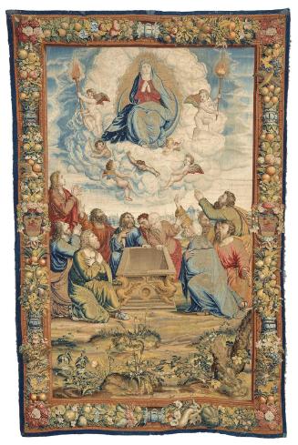 Tapestry: The Assumption of the Virgin (from the series, The Life of the Virgin)