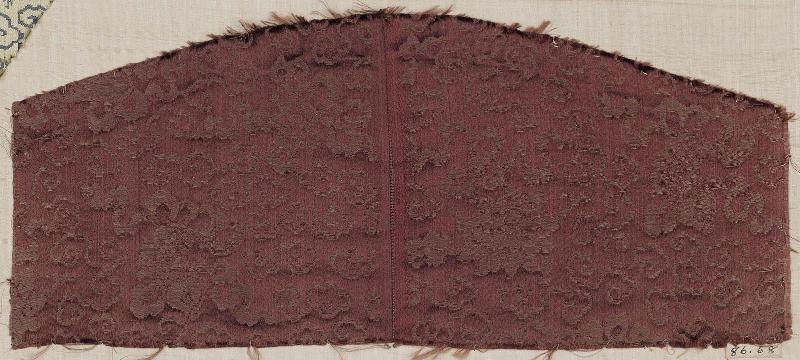 Fragment of silk damask