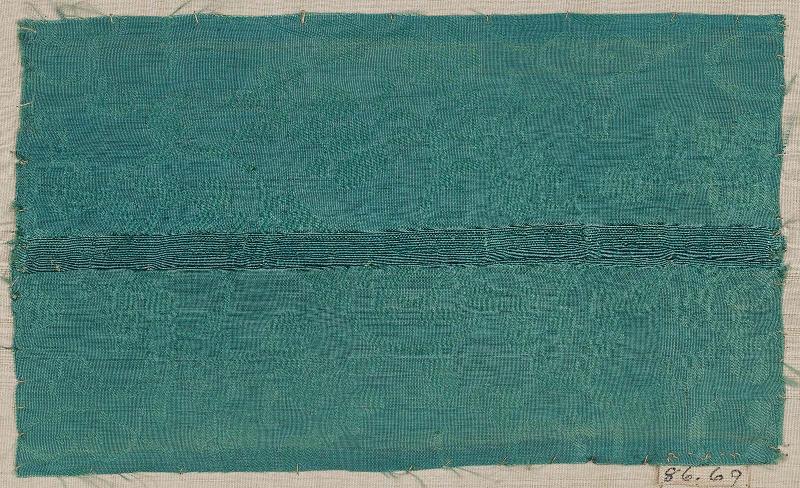 Fragment of silk damask