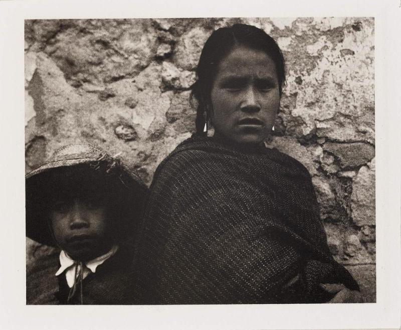 Young Woman and Boy - Toluca from The Mexican Portfolio